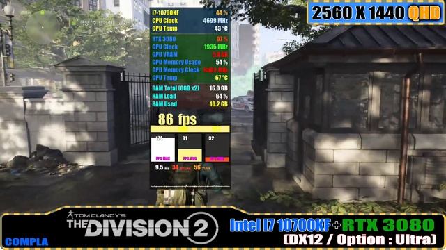 Intel I7 10700KF + RTX 3080 // PC Game FPS Test In 17 Games // 2560 X 1440 QHD