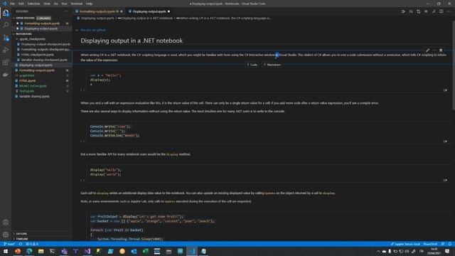 .NET Interactive for notebooks and for your data job смотреть онлайн