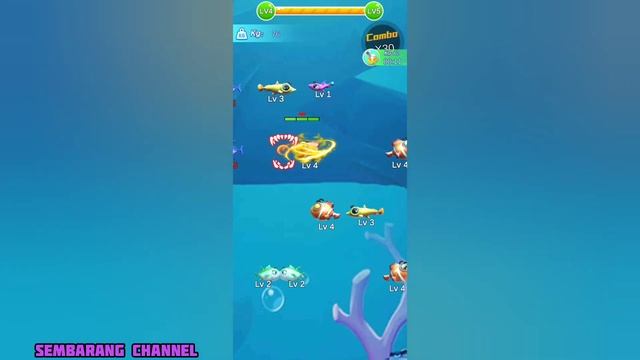 Hungry Fish 3D - Gameplay Walkthrough Hyper Evolution (Android/iOS6) смотреть онлайн