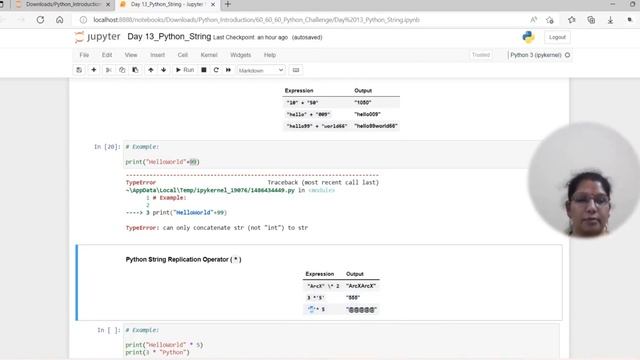 Day 13 String Operations | Iterating Through a string| String Membership Operators смотреть онлайн