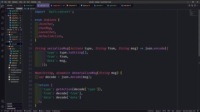 Vanilla Dart Chat Application Live Stream смотреть онлайн