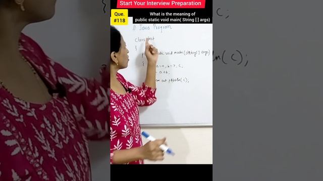 Java Interview Question 118 | What is the meaning of public static void main (String[ ] args)#short смотреть онлайн