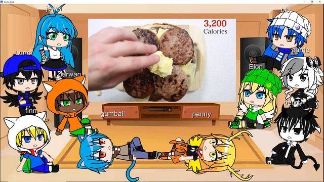 gacha fandom react to How To Make a Healthy Burger смотреть онлайн