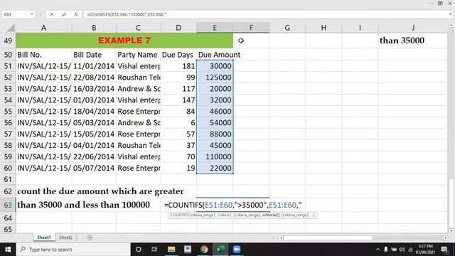 MICROSOFT EXCEL DAY 14|| COUNT IF|| COUNT|| COUNT BLANK|| COUNT IFS|| DATE VALUE|| WEEKDAY FUNCTION смотреть онлайн