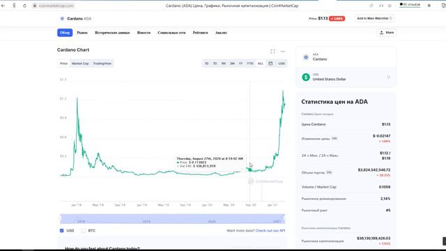 Cardano ADA ПОЧЕМУ ЭТО САМАЯ ОПАСНАЯ КРИПТОВАЛЮТА 2021 ГОДА!