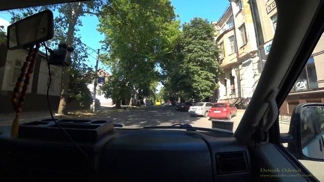 Херсон улица Горького Театральная прогулка на автомобиле лето 2021 4K смотреть онлайн