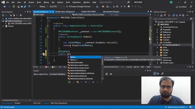 C# MVC CRUD Tutorial | Asp.net MVC Full CRUD Operation Using Entity Framework | Simplilearn смотреть онлайн