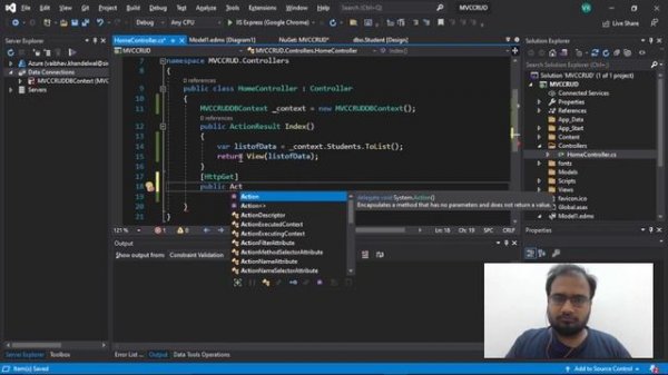C# MVC CRUD Tutorial | Asp.net MVC Full CRUD Operation Using Entity Framework | Simplilearn