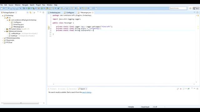 [1.6.2] Bukkit Plugin Tutorial [Plugin: InvBackup] E01 - Project setup/Main class/Config setup смотреть онлайн