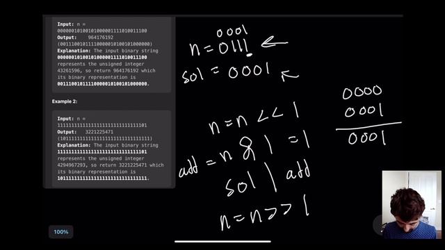 Reverse a binary number with bit operations! | Solving All 150 NeetCode Problems | Episode 24 смотреть онлайн