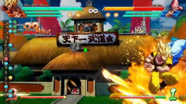 DBFZ SSj Goku - Midscreen j.S Extension reminder смотреть онлайн