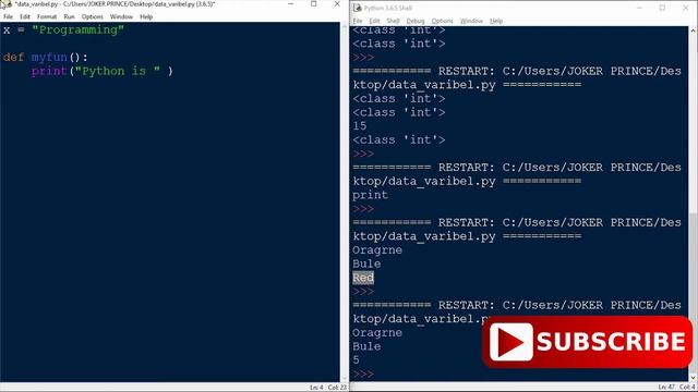Variables & Data Types In Python | Python Programming | PYTHON TUTORIAL PART #2 | PULKIT.PY смотреть онлайн