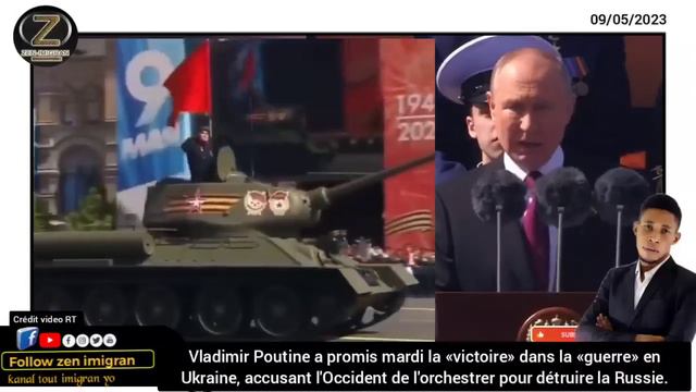 Prezidan peyi Larisi a Vladimir Poutine, pwomèt yo ap ranpòte viktwa nan peyi Ikrèn смотреть онлайн