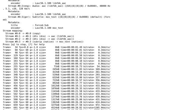 ffmpeg: convert and keep audio track смотреть онлайн
