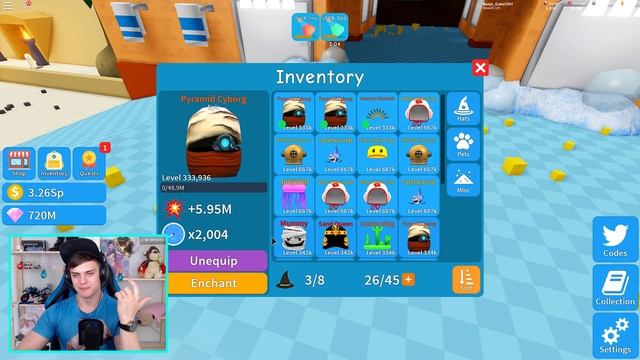 ПРОСТО ТАК *ПОЛУЧИЛ* ТРИЛЛИОН СИЛЫ !!! Симулятор Распаковки Roblox смотреть онлайн