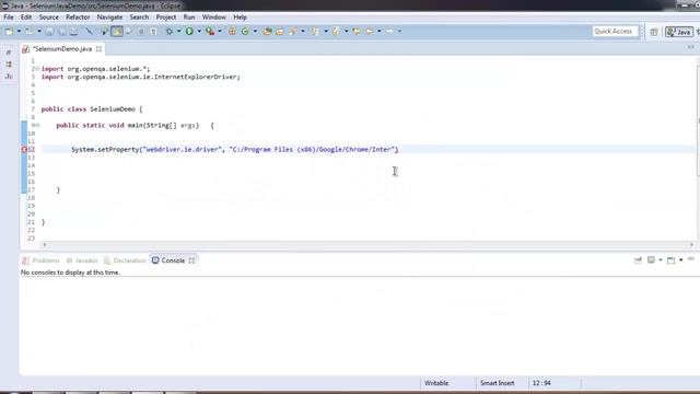 Internet Explorer WebDriver for Selenium Java смотреть онлайн