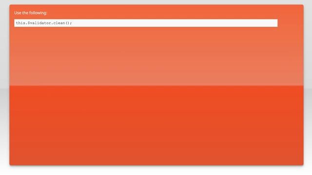 How to clear errors object in vee-validate? смотреть онлайн