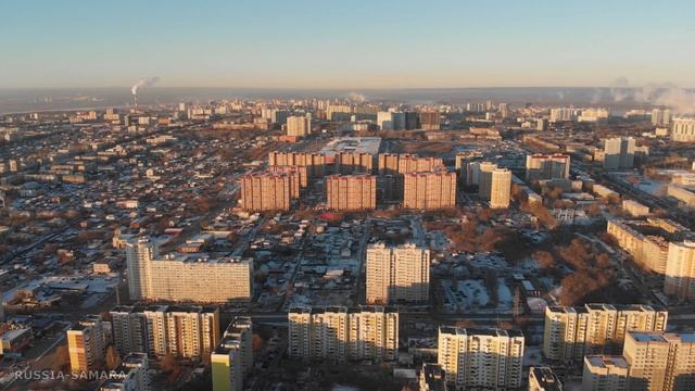 Три дома по 32 этажа ! ЖК Космолёт / строительство в г.Самара / Советский р-н / дек. 2022 г / Russi смотреть онлайн