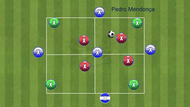 Position Game with Transitions '4v4 + 5 neutral players' смотреть онлайн