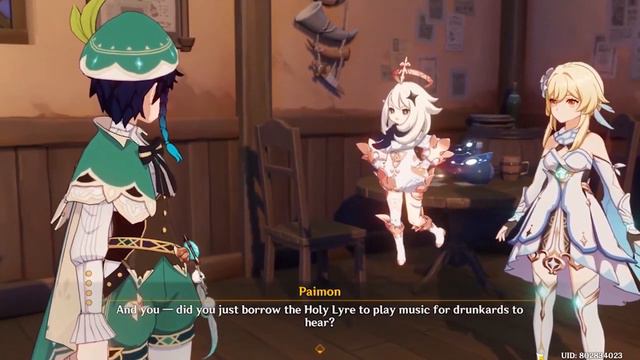 Paimon Hehe Te Nandayo 1 HOURS GENSHIN IMPACT смотреть онлайн