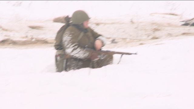 Прорыв Блокады. Военно историческая реконструкция. РВИО, 2013