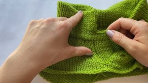 Отложной воротник спицами. Мастер класс по вязанию.