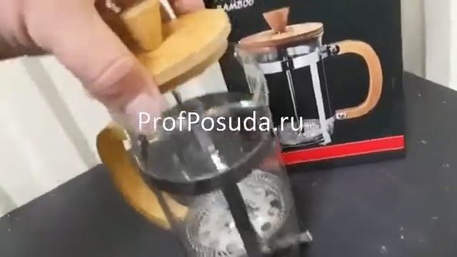 Кофейник с прессом (френч-пресс) бамбук Bodum Walmer арт 1022093 смотреть онлайн