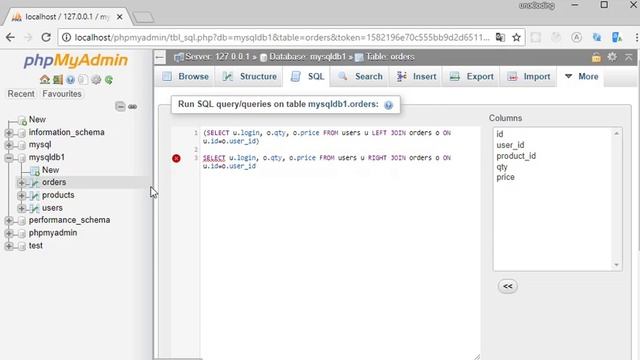 MySQL - JOIN Requests смотреть онлайн