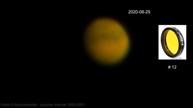 Съёмки Марса с фильтрами через телескоп | Астрофотография смотреть онлайн