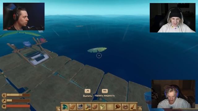 ПАРАДЕЕВИЧ ПЛОХОЙ ПАРЕНЬ И ФРЕЙМ ТЕЙМЕР ИГРАЮТ В RAFT | ХАЗЯЕВА ВЫЖИВАЮТ НА ПЛОТУ В РАФТ смотреть онлайн