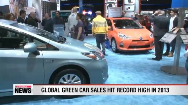 Global green car sales hit record high in 2013