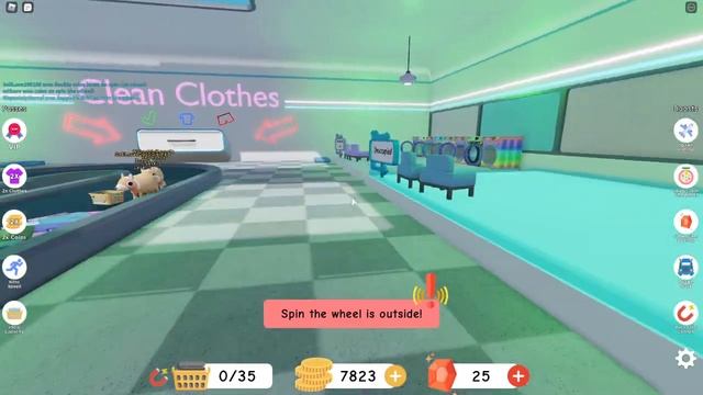 ТЕПЕРЬ Я БУДУ СТИРАТЬ ВЕШИ!/Roblox [PETS?] Laundry Simulator (Beta) смотреть онлайн