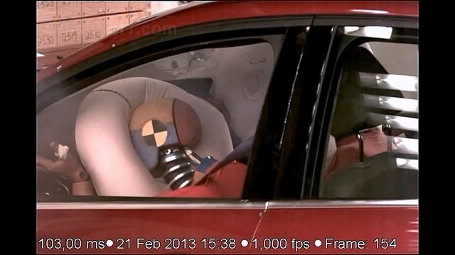 2013 Ford C-Max Energi | Frontal Crash Test by NHTSA | CrashNet1 смотреть онлайн