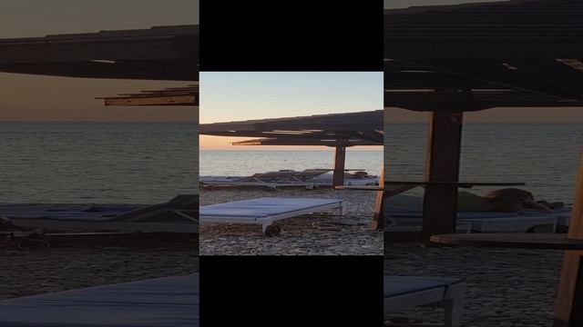 Пляж, вечер, Анапа, море