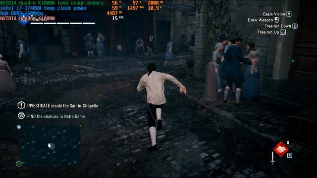 Assassin’s Creed Unity | i7-3740QM x nVidia Quadro K1000M смотреть онлайн