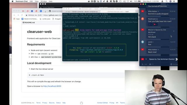 New project with Dominic: Going to try to install the whole stack: Docker, Go, Elm, OH MY! ? смотреть онлайн