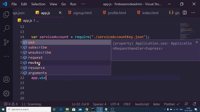 Node.js Express Firebase Admin SDK Server Side Authentication in Javascript Full Project смотреть онлайн