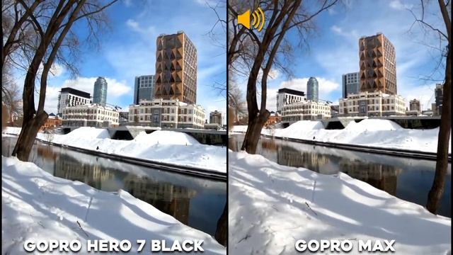 GoPro Hero 7 Black vs GoPro Max Hero Mode in 1080p | Camera Comparison смотреть онлайн
