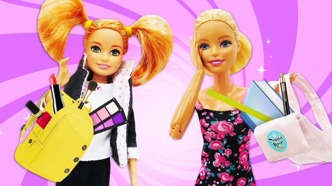 Барби собирает сестру в школу - Барби и Кен на рыбалке - Игры с Барби, сборник видео для девочек смотреть онлайн