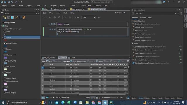 Python to Calculate Number of Fields | Python & ArcGIS Pro смотреть онлайн