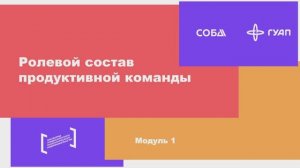 Ролевой состав  продуктивной команды