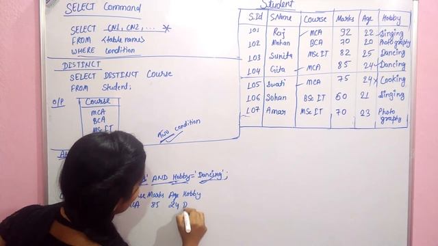 04. SELECT command || Select command in SQL || Select command with logical operator | Oracle | SQL смотреть онлайн