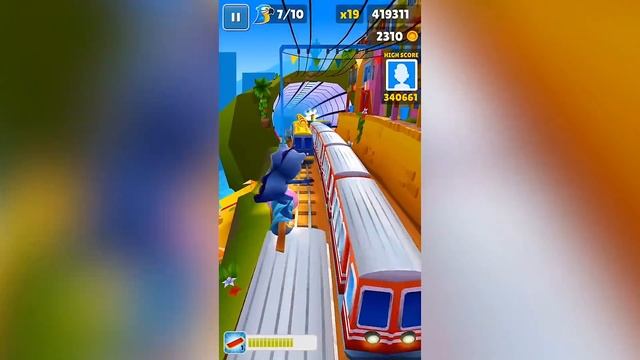 Subway Surfers - Gameplay Walkthrough Part 23 - Rocket Board and New Highscore (iOS, Android) смотреть онлайн
