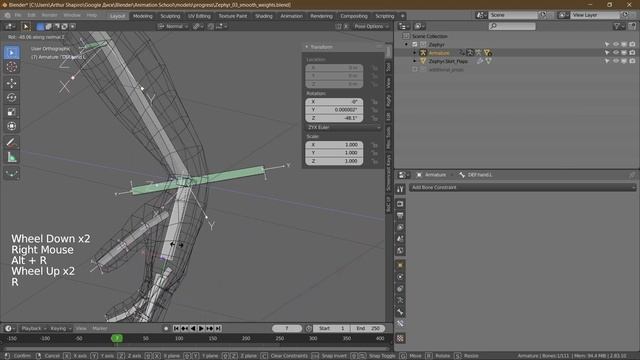 Риггинг в Blender. Неделя 06 смотреть онлайн