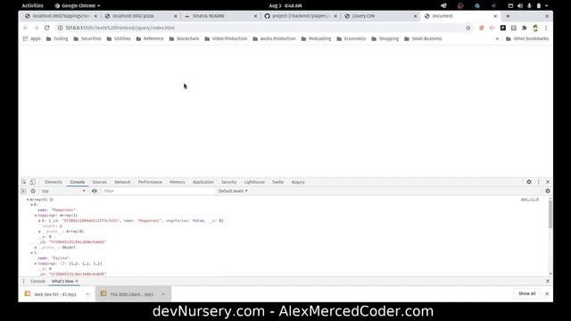 AM Coder - Pizza/Toppings #2 - Frontend Population of API Data with Jquery смотреть онлайн