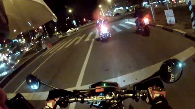 BMW G650 X-MOTO Ride In Moscow .