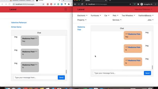 12 Laravel messaging system : communication between two users смотреть онлайн