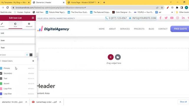 How to make sticky Header with Elementor смотреть онлайн