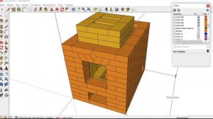 1.Отопительная печь с хлебной камерой 4х3 кирпича, порядовки