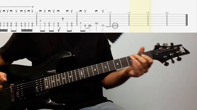 Slipknot - The Chapeltown Rag Guitar Cover With Tabs And Backing Track(Full Song )(Drop B) смотреть онлайн